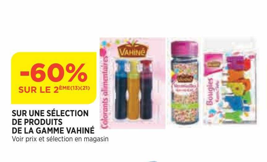 Produits De La Gamme Vahiné