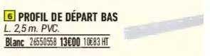 profil de départ bas