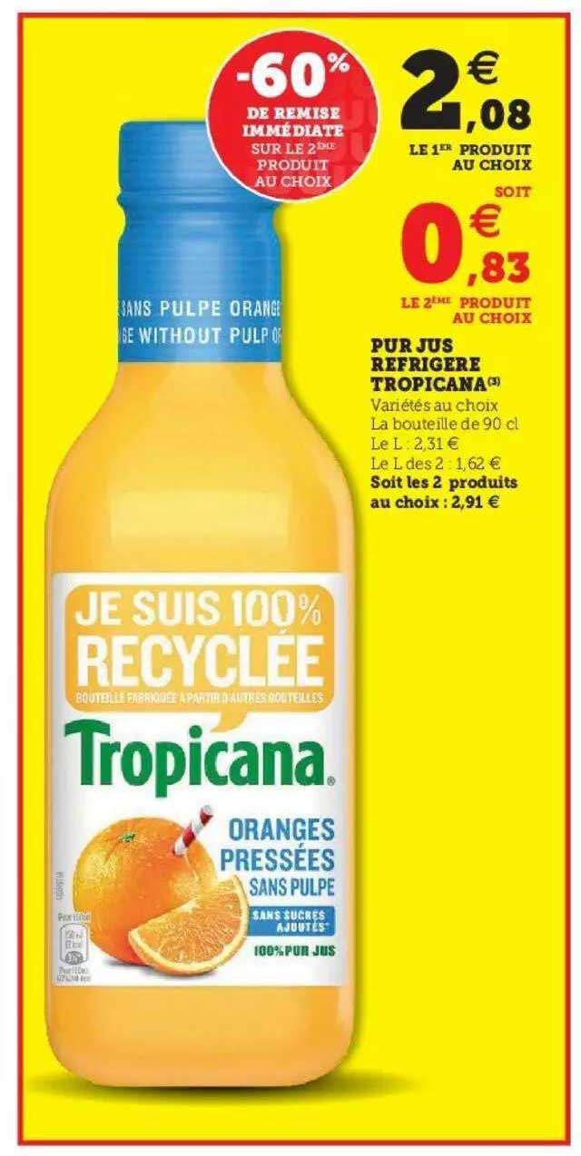 Pur Jus Réfrigéré Tropicana