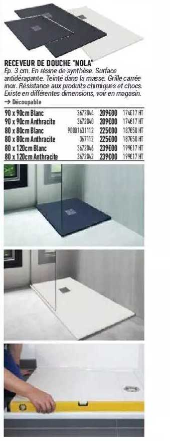 Receveur De Douche "niola"