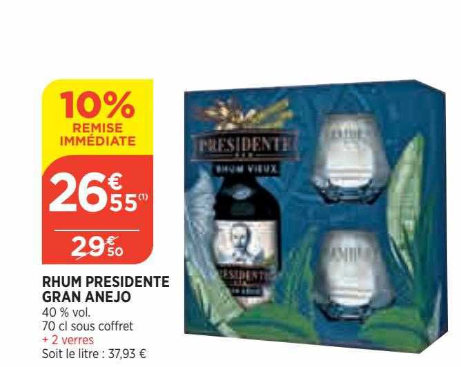 rhum presidente gran anejo