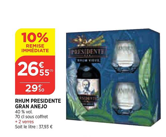 rhum présidente grand añejo