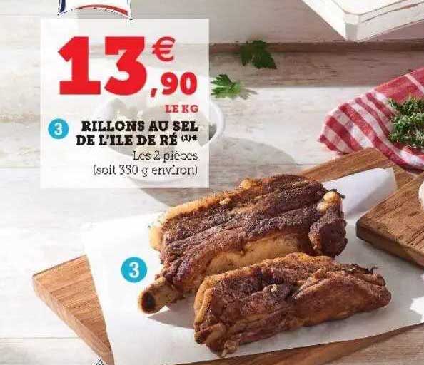 rillons au sel de l'île de ré