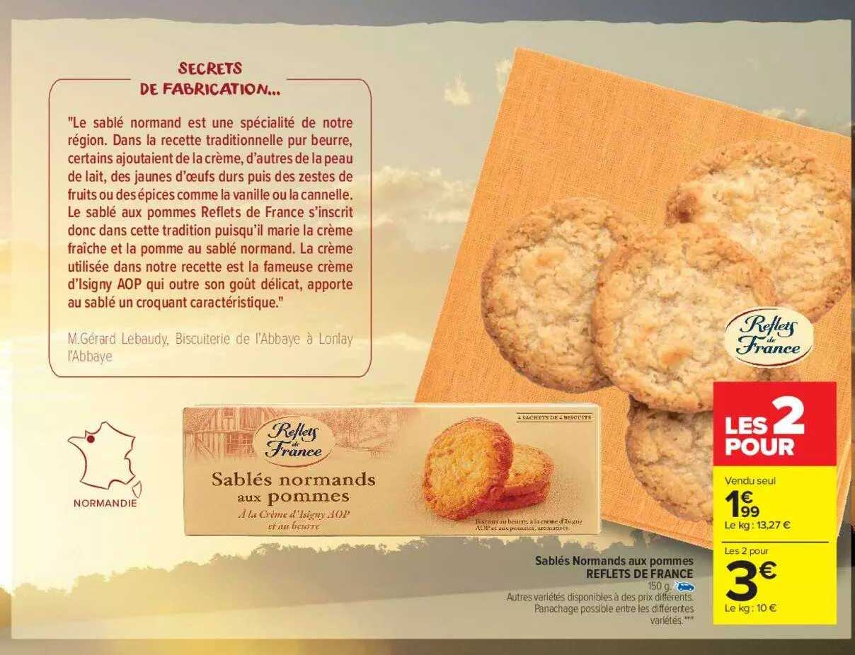 Sablés Normands Aux Pommes Reflets De France
