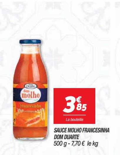 Sauce Molho Francesinha Dom Duarte