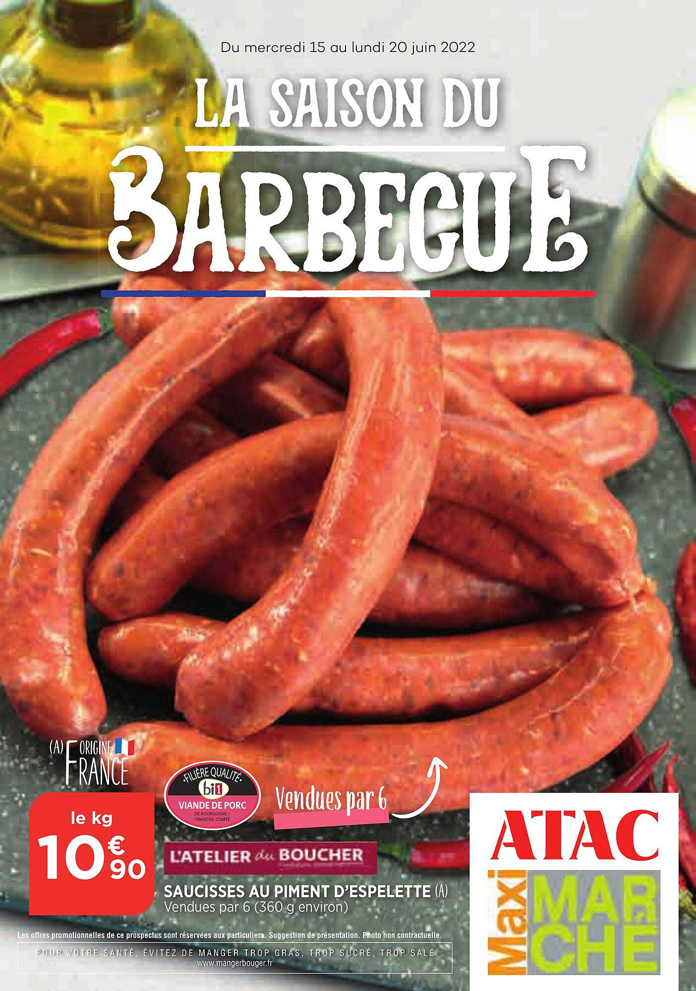 saucisses au piment d'Espelette