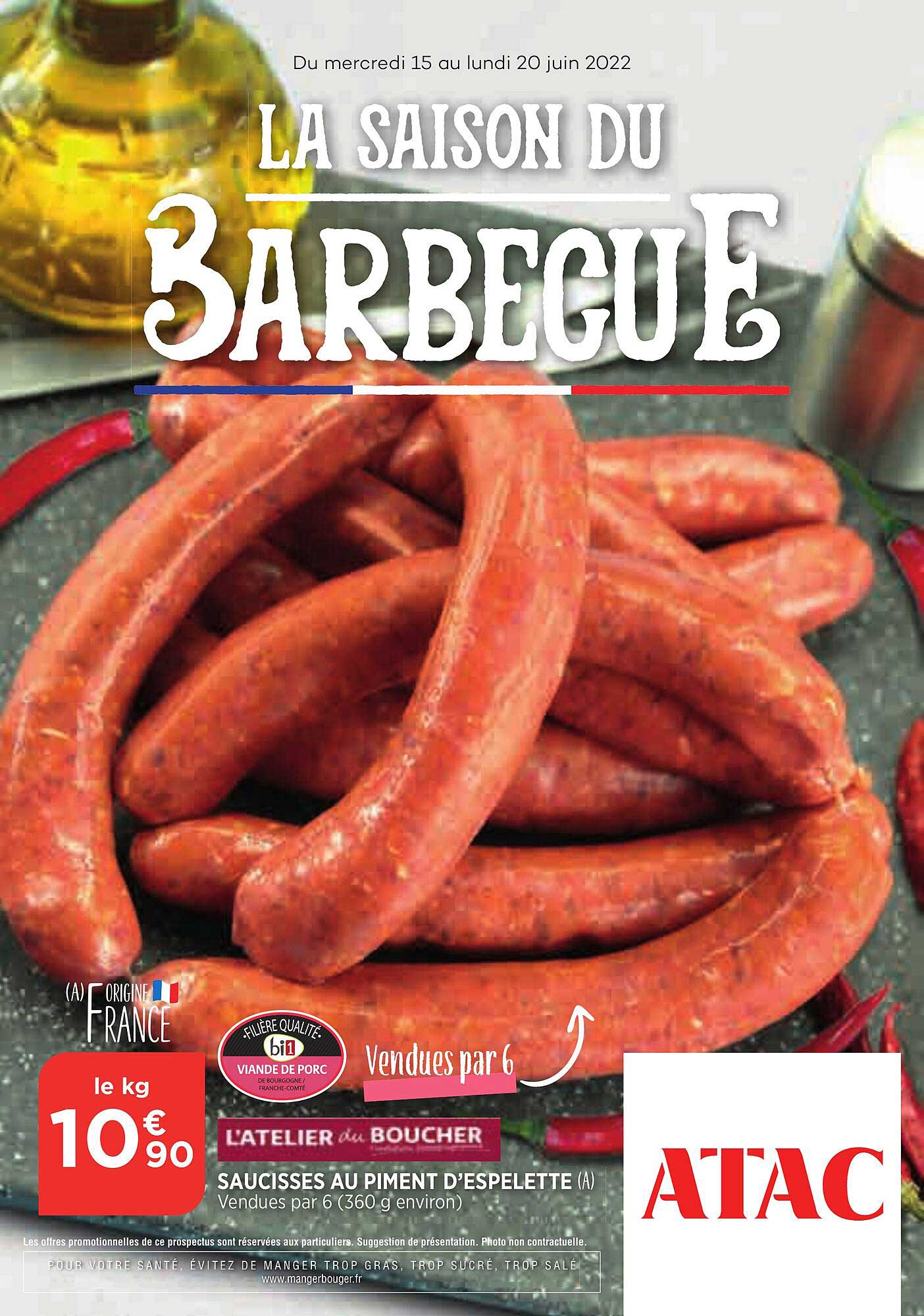 saucisses au piment d'espelette