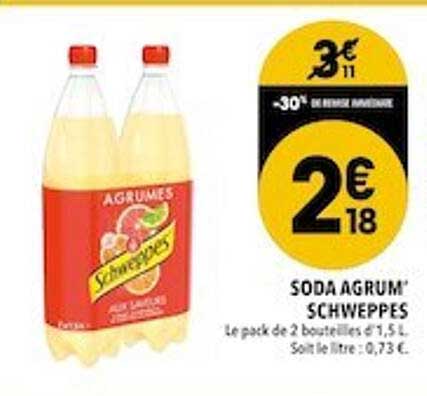 soda agrum schweppes