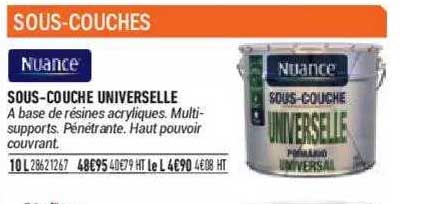 sous-couche universelle nuance