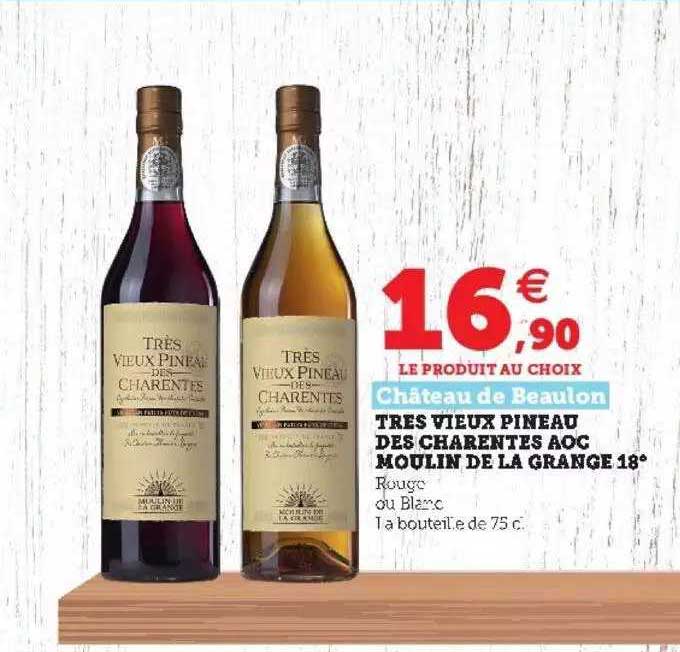 très vieux pineau des charentes aoc moulin de la grange 18°