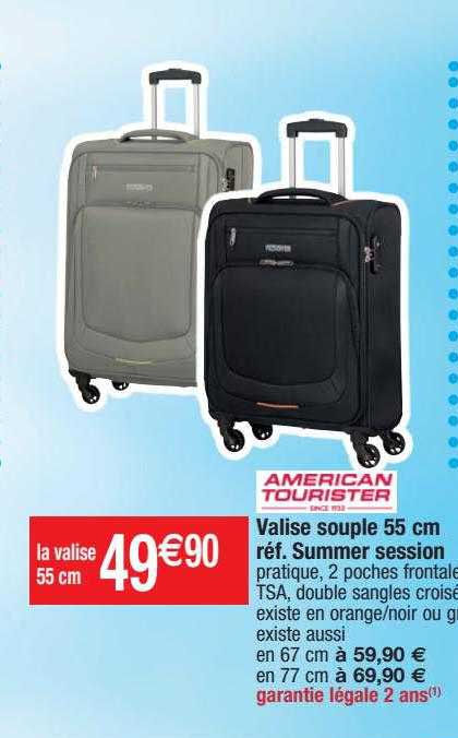 valise souple 55 cm summer session american tourister