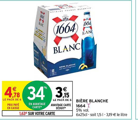 Bière Blanche 1664