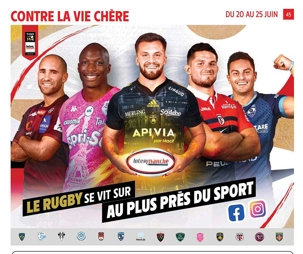 le rugby se vie sur au plus près du sport