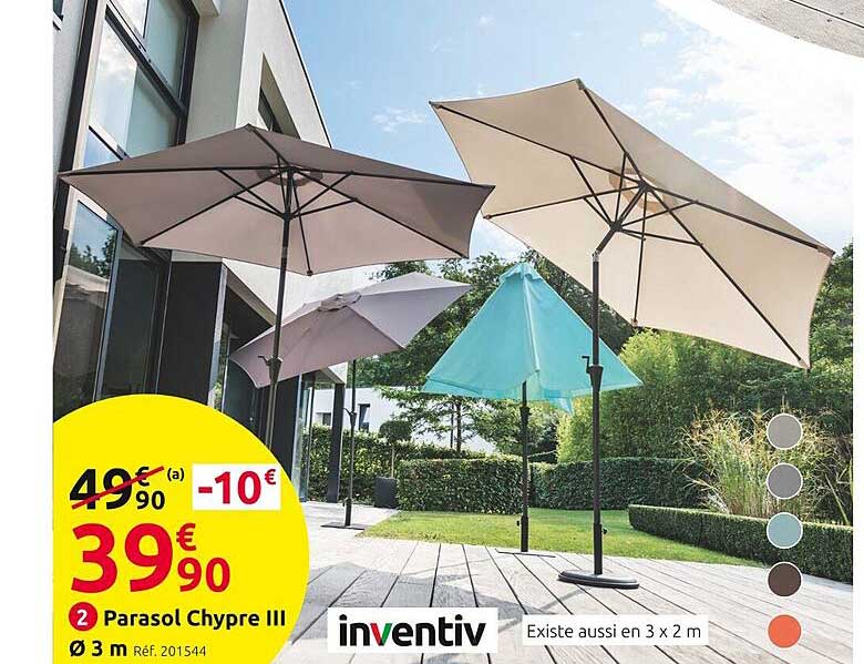 parasol chypre III ø3m inventiv
