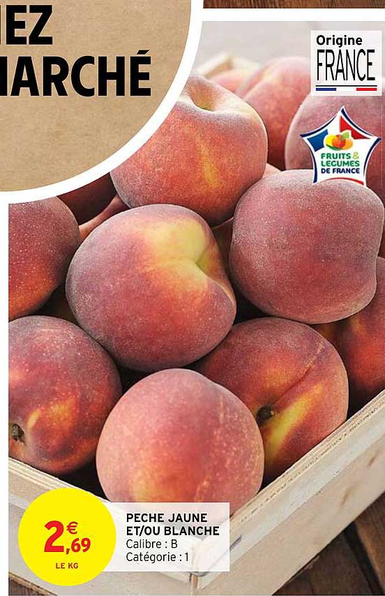 pêche jaune et-ou blanche