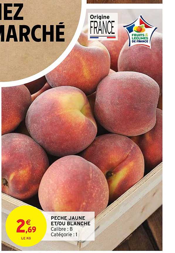 pêche jaune et-ou blanche