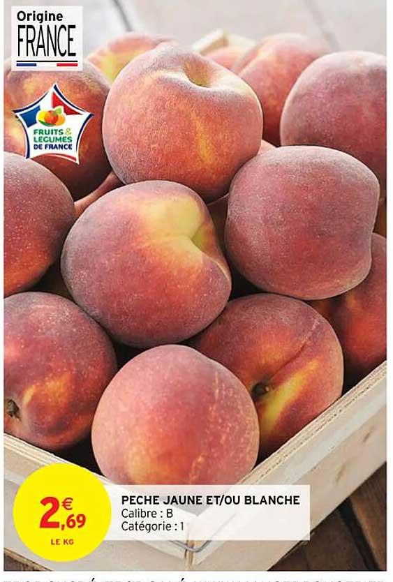 pêche jaune et-ou blanche