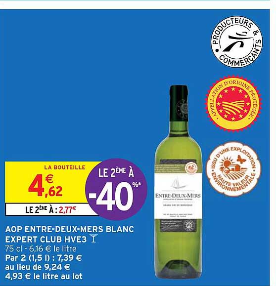 aop entre-deux-mers blanc expert club hve3