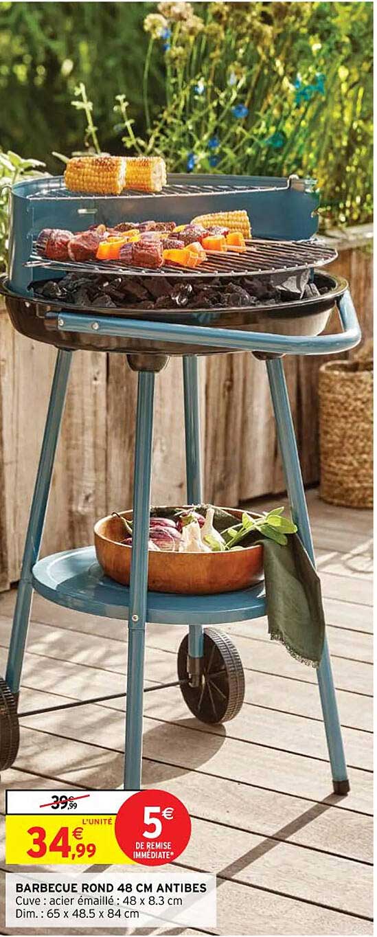 Barbecue Rond 48 Cm Antibes