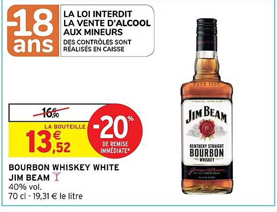 bourbon whiskey white jim beam