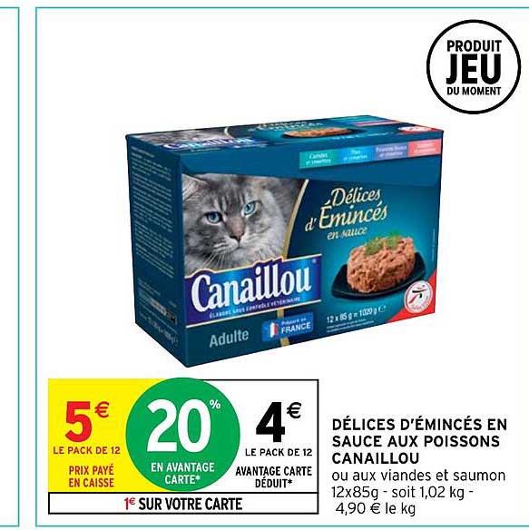 Délices D'émincés En Sauce Aux Poissons Canaillou