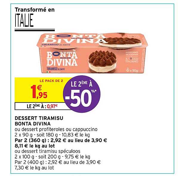 dessert tiramisu bonta divina