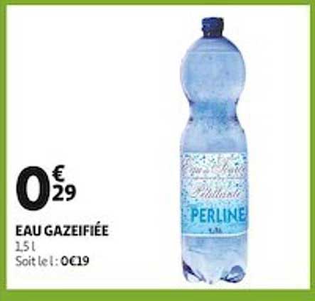 eau gazeifiée