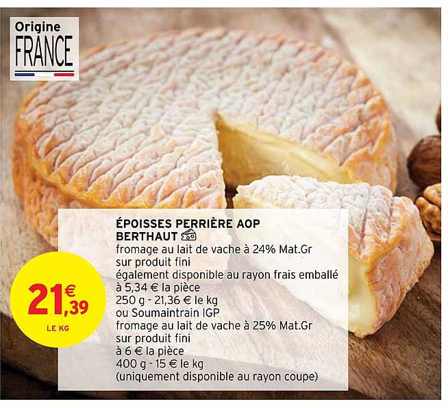 époisses perrière aop berthaut