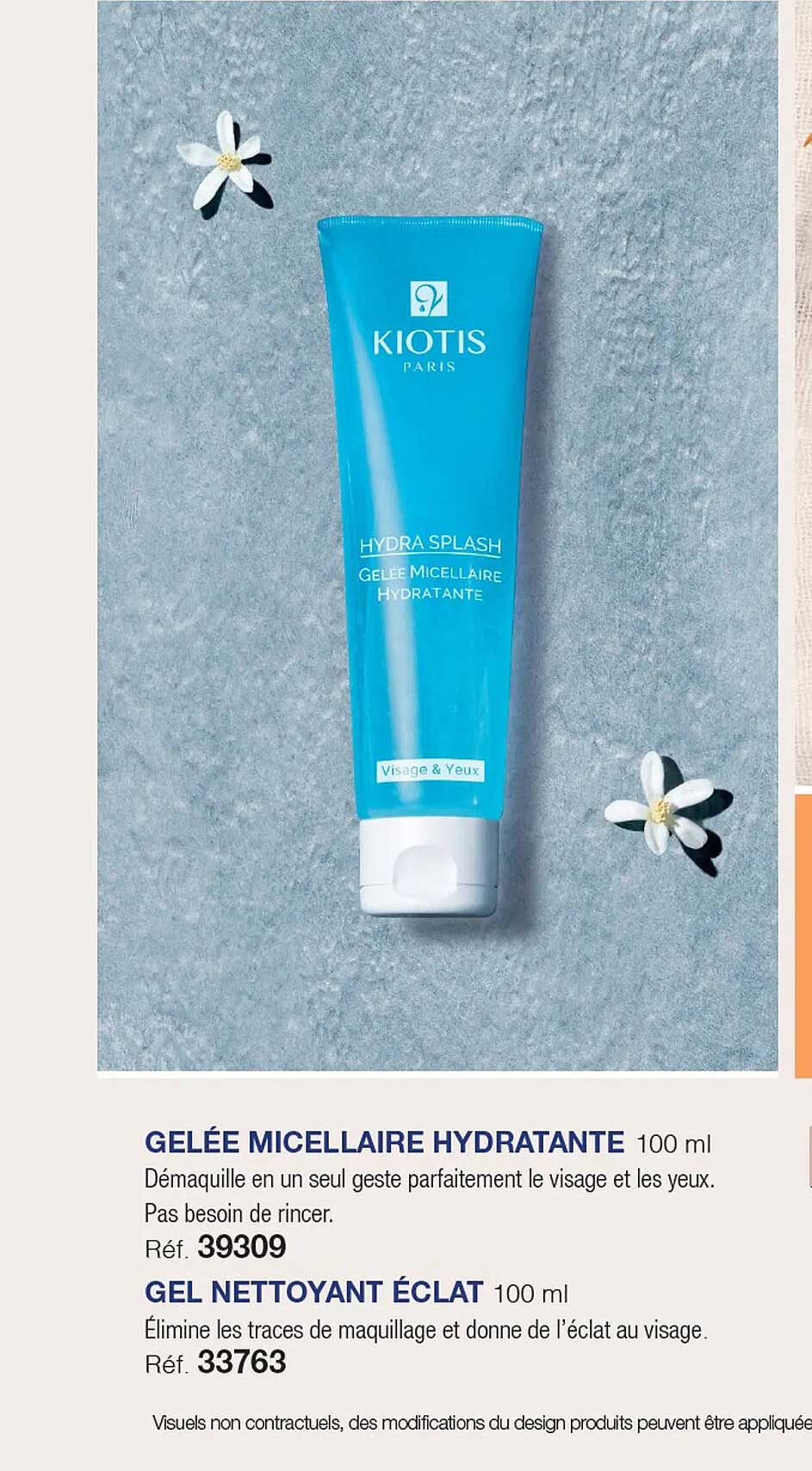 Gelée Micellaire Hydratante Kiotis, Gel Nettoyant éclat Kiotis