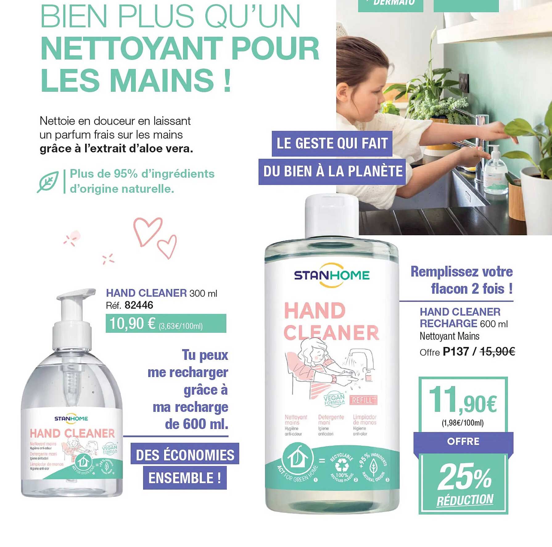 hand cleaner, hand cleaner recharge