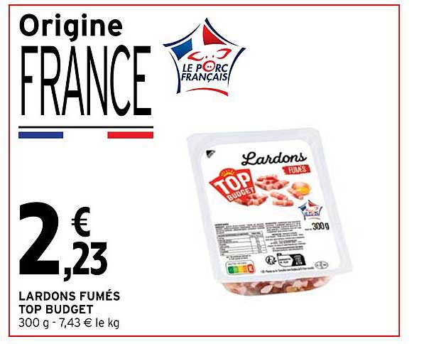 Lardons Fumés Top Budget