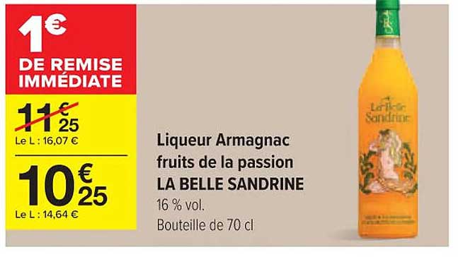 liqueur armagnac fruits de la passion la belle sandrine
