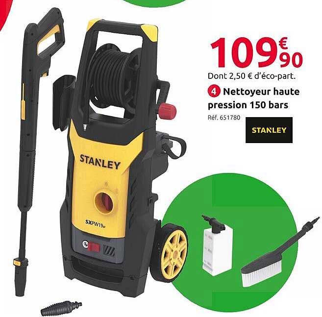 nettoyeur haute pression 150 bars stanley