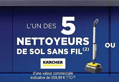 nettoyeurs de sol sans fil kärcher