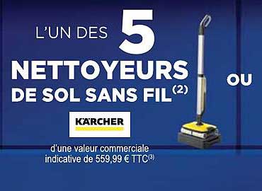 nettoyeurs de sol sans fil kärcher