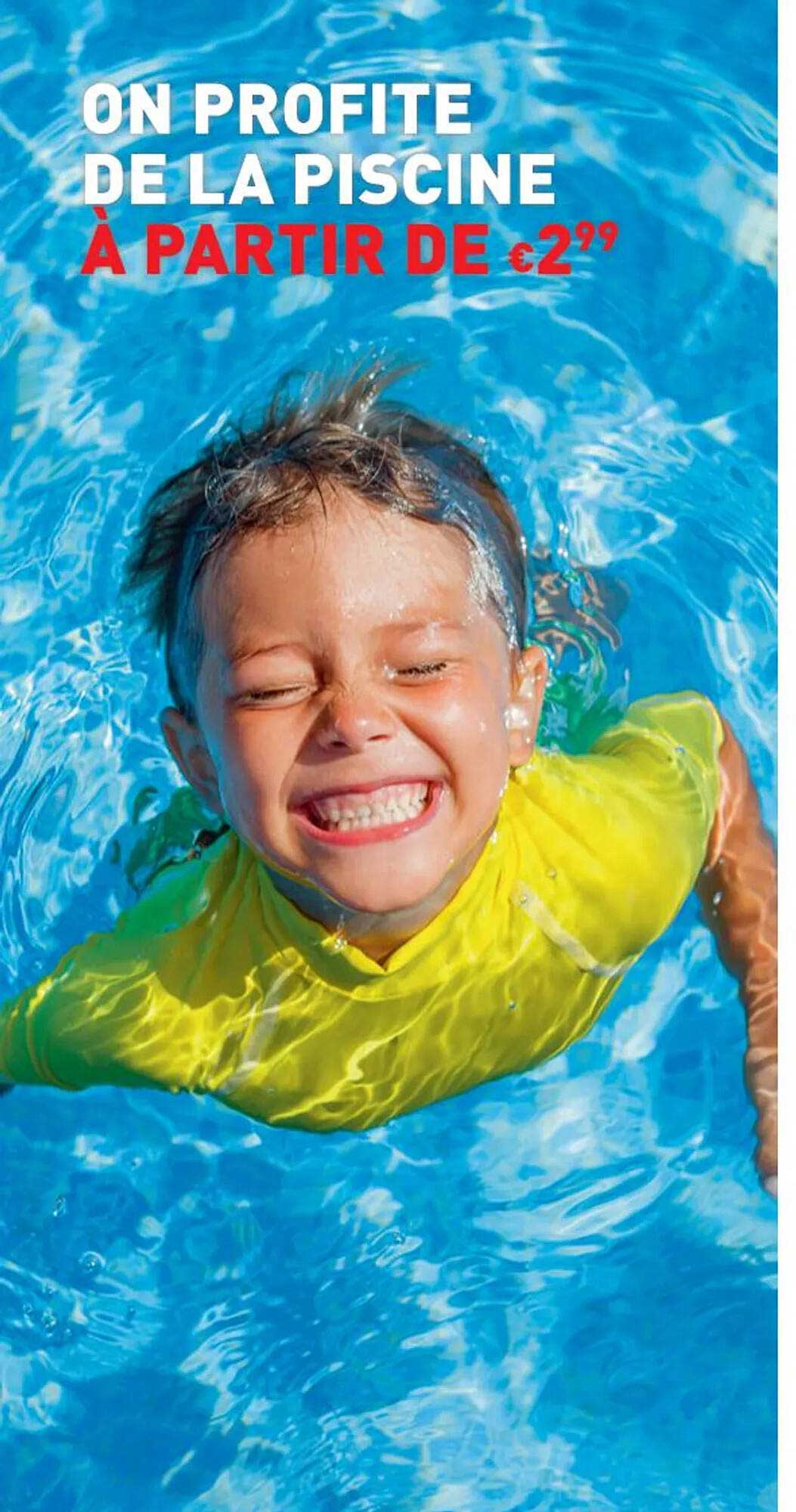 on profite de la piscine