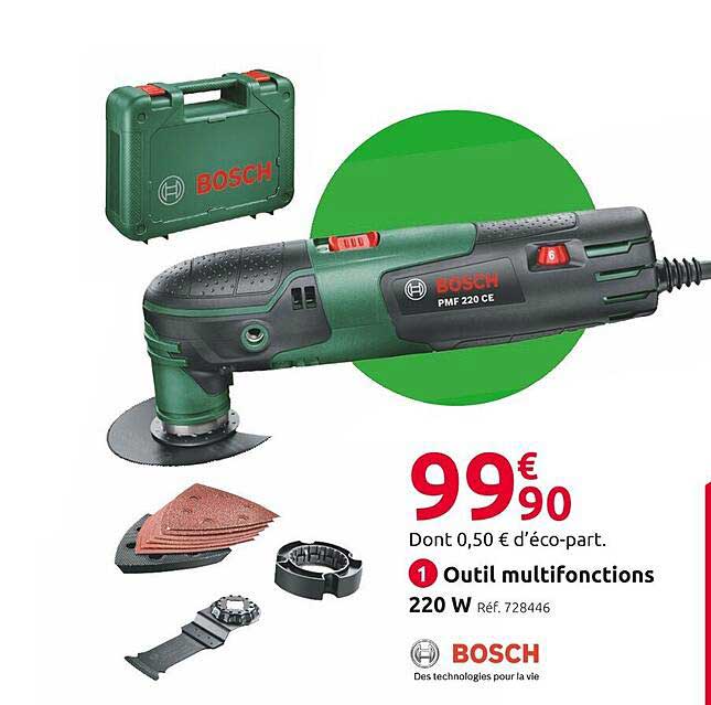 outil multifonctions 220w bosch