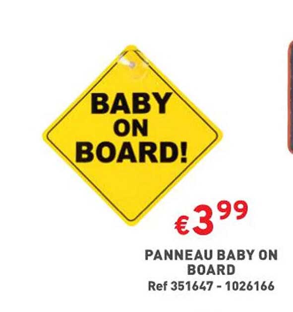 panneau baby on board