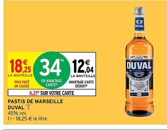 Pastis De Marseille Duval