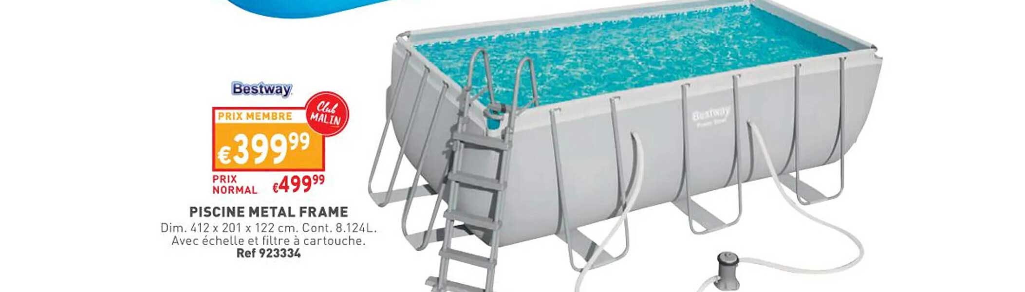 piscine métal frame bestway