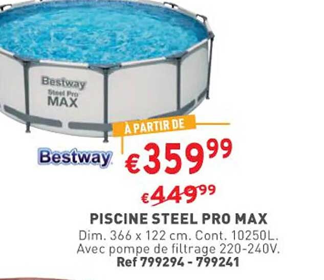 Piscine Steel Pro Max Bestway