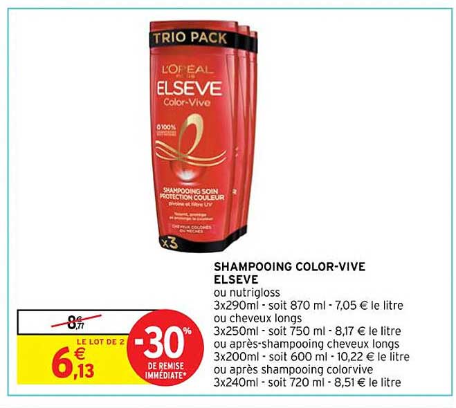shampooing color-vive elsève