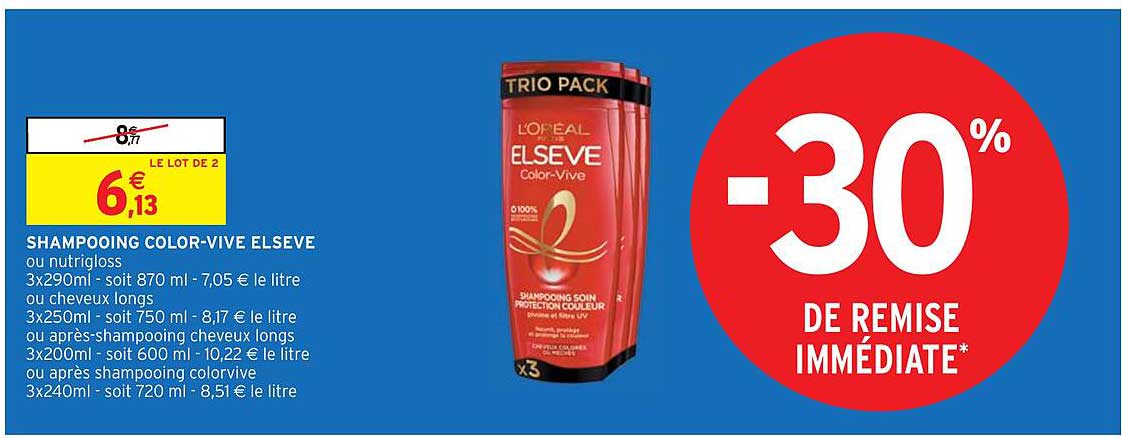 shampooing color-vive elsève