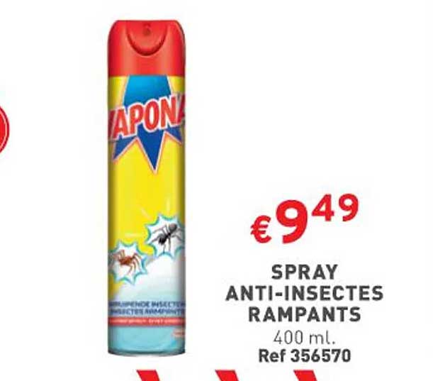 spray anti-insectes rampants