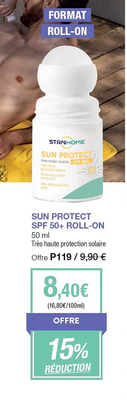 sun protect spf 50+ roll-on