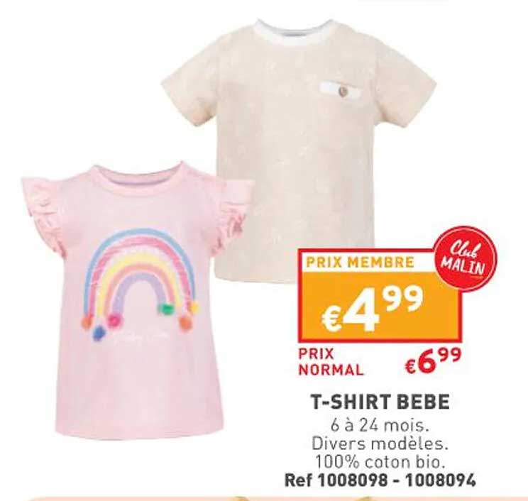 t-shirt bébé