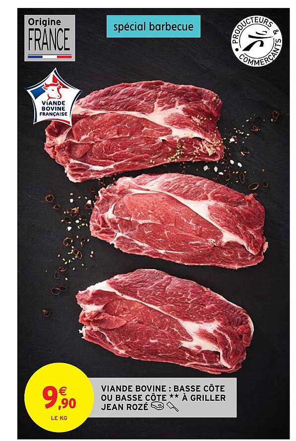 viande bovine : basse côte ou basse côte**à griller jean rozéjean rozé
