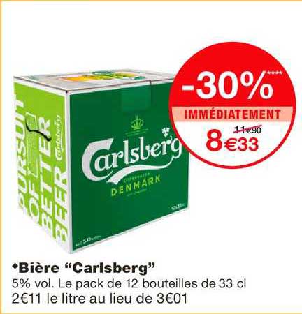 Bière Carlsberg
