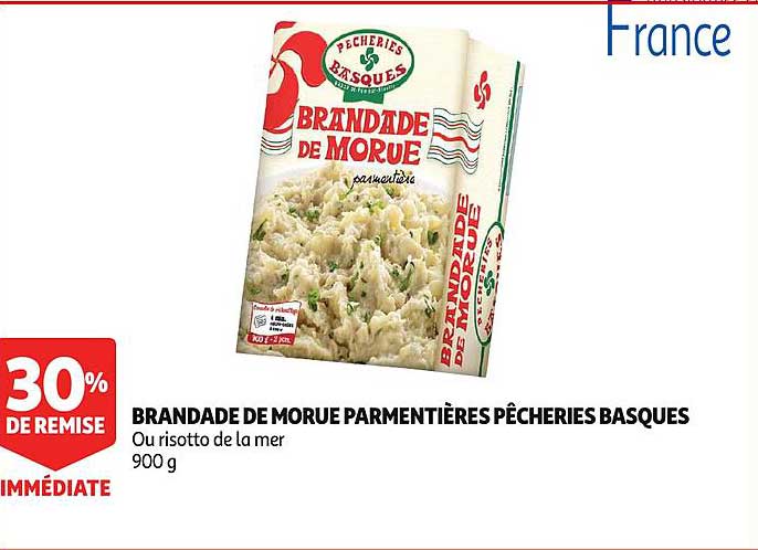 brandade de morue parmentières pêcheries basques 30% de remise immédiate