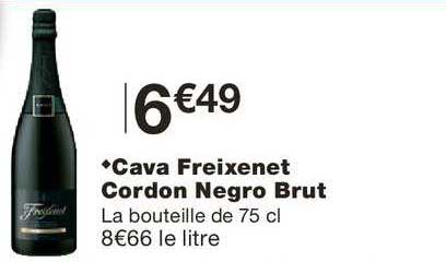 cava freixenet cordon negro brut